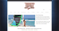 Desktop Screenshot of boostkiteboarding.com
